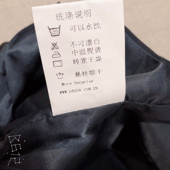 Elegant Japanese Style Skirt. Navy A-shape pro - Picture 5 of 6